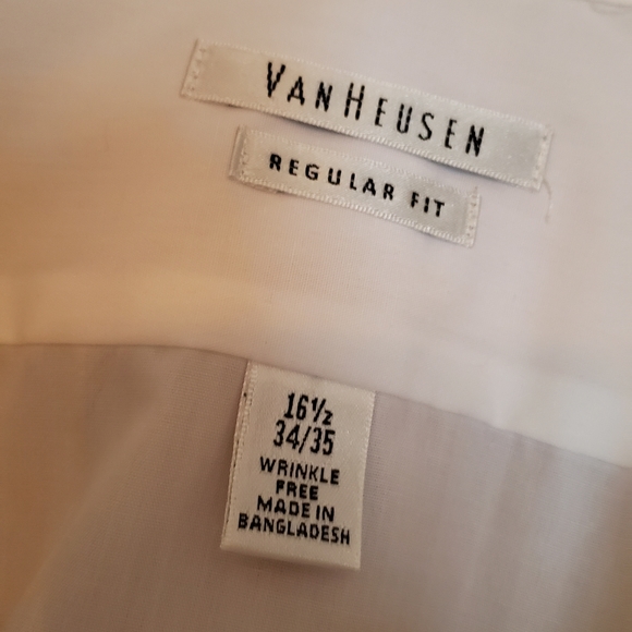 Van Heusen Button Down Dress Shirt 16.5 34/35 - Picture 2 of 4